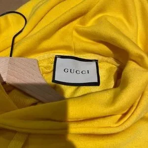Gucci Jackets Coats Gucci Yellow Coco Captain Hoodie Poshmark